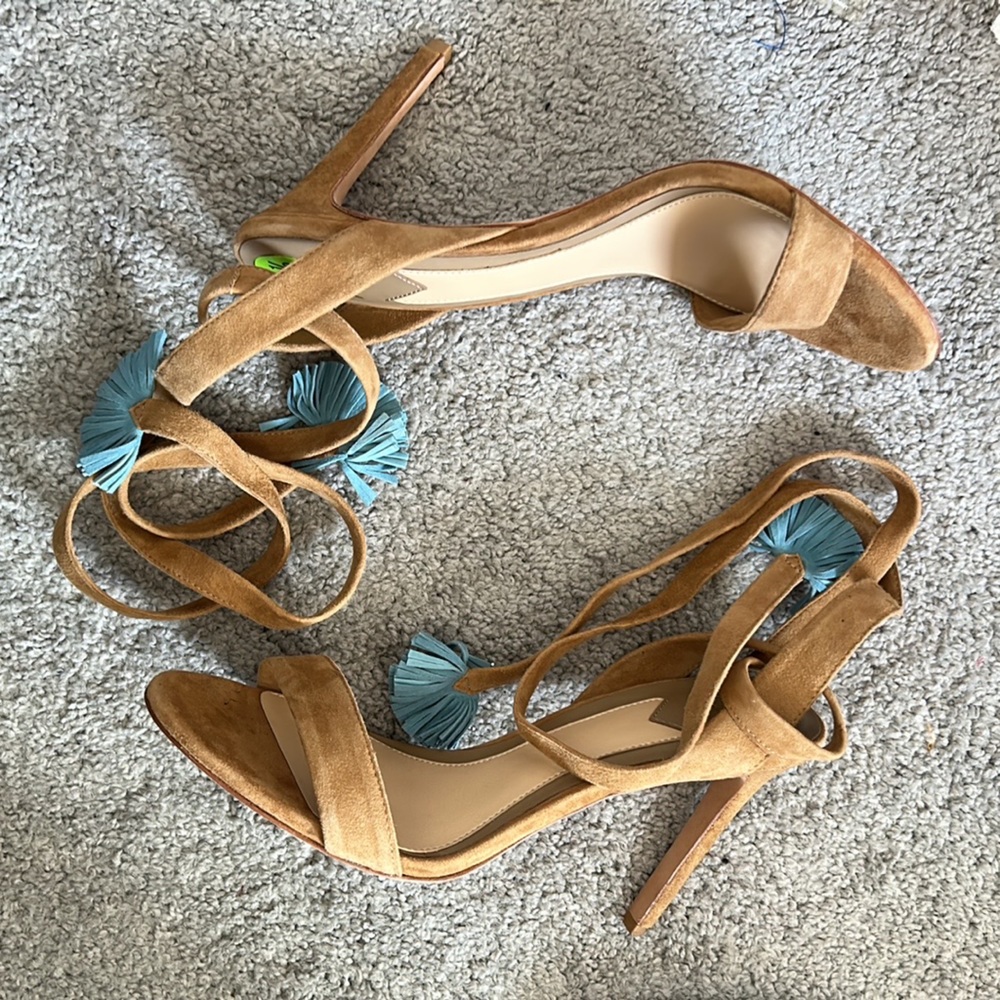 BRIAN ATWOOD SUEDE SANDALS SHOES SIZE 9 1/2 BRAND NEW - Picture 6 of 8